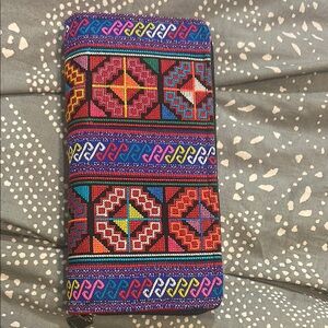 Colorful Geometric Pattern Wallet